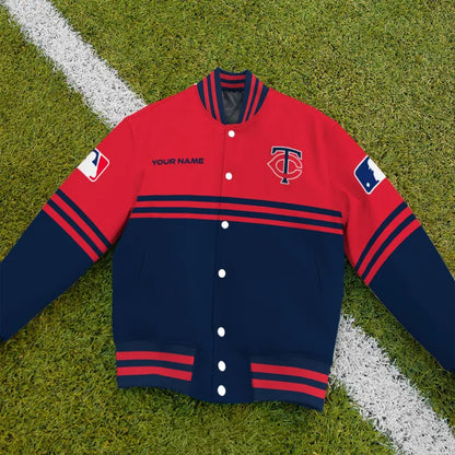 LIMITED EDITION - NEW CUSTOMIZED MLB22 MTS MINNESOTA TWINS BASEBALL JACKET
