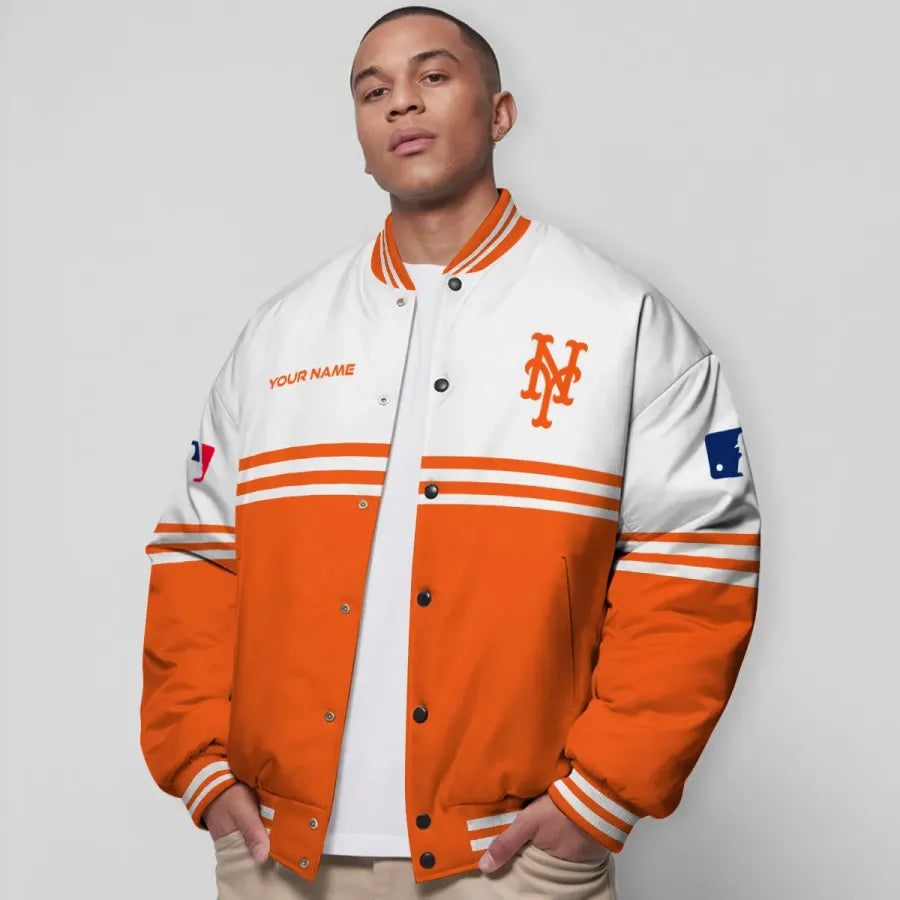 LIMITED EDITION - NEW CUSTOMIZED MLB17 NYM NEW YORK METS BASEBALL JACKET