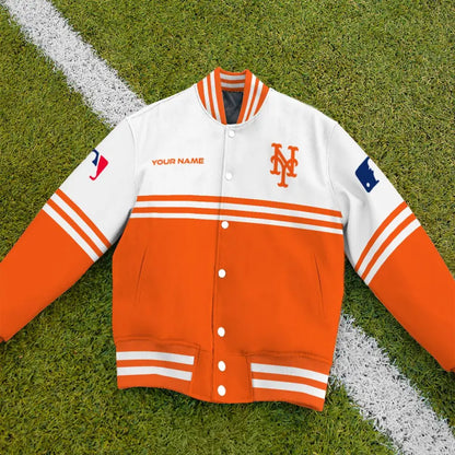 LIMITED EDITION - NEW CUSTOMIZED MLB17 NYM NEW YORK METS BASEBALL JACKET