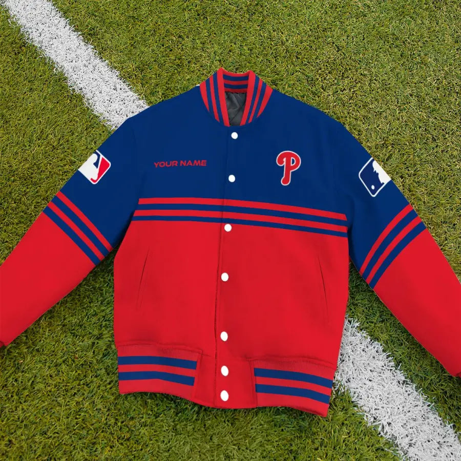LIMITED EDITION - NEW CUSTOMIZED MLB11 PPS PHILADELPHIA PHILLIES BASEBALL JACKET