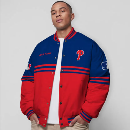 LIMITED EDITION - NEW CUSTOMIZED MLB11 PPS PHILADELPHIA PHILLIES BASEBALL JACKET
