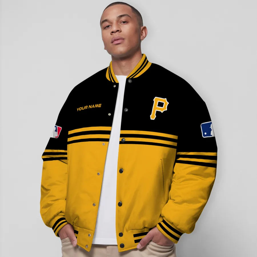LIMITED EDITION - NEW CUSTOMIZED MLB29 PHP PITTSBURGH PIRATES BASEBALL JACKET