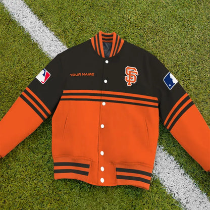 LIMITED EDITION - NEW CUSTOMIZED MLB06 SFG SAN FRANCISCO GIANTS BASEBALL JACKET