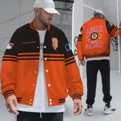 LIMITED EDITION - NEW CUSTOMIZED MLB06 SFG SAN FRANCISCO GIANTS BASEBALL JACKET