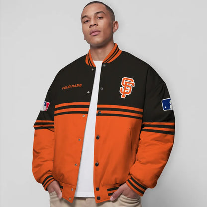 LIMITED EDITION - NEW CUSTOMIZED MLB06 SFG SAN FRANCISCO GIANTS BASEBALL JACKET