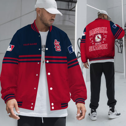 LIMITED EDITION - NEW CUSTOMIZED MLB24 SLC ST. LOUIS CARDINALS BASEBALL JACKET