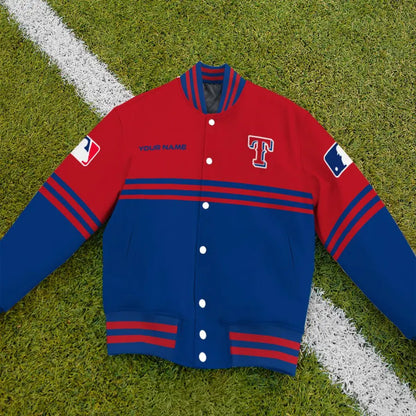 LIMITED EDITION - NEW CUSTOMIZED MLB08 TRS TEXAS RANGERS BASEBALL JACKET