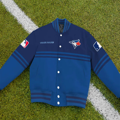 LIMITED EDITION - NEW CUSTOMIZED MLB12 TBJ TORONTO BLUE JAYS BASEBALL JACKET