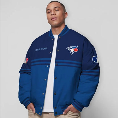 LIMITED EDITION - NEW CUSTOMIZED MLB12 TBJ TORONTO BLUE JAYS BASEBALL JACKET