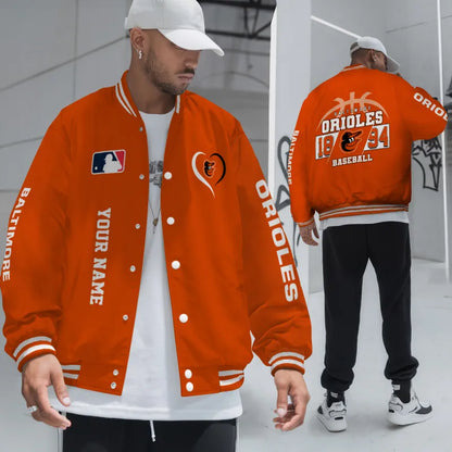 LIMITED EDITION - NEW CUSTOMIZED MLB25 BOS BALTIMORE ORIOLES UNISEX T-SHIRT, POLO, HOODIE & JACKETS