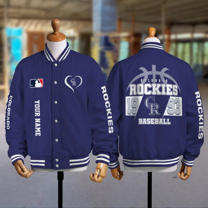 LIMITED EDITION - NEW CUSTOMIZED MLB30 COR COLORADO ROCKIES UNISEX T-SHIRT, POLO, HOODIE & JACKETS