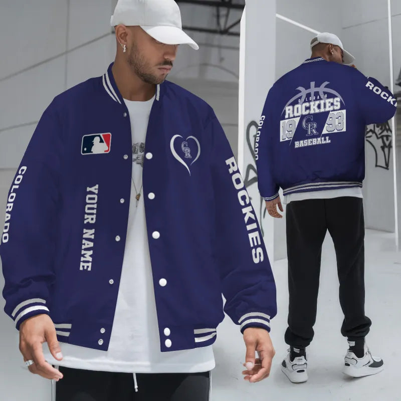 LIMITED EDITION - NEW CUSTOMIZED MLB30 COR COLORADO ROCKIES UNISEX T-SHIRT, POLO, HOODIE & JACKETS