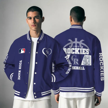 LIMITED EDITION - NEW CUSTOMIZED MLB30 COR COLORADO ROCKIES UNISEX T-SHIRT, POLO, HOODIE & JACKETS