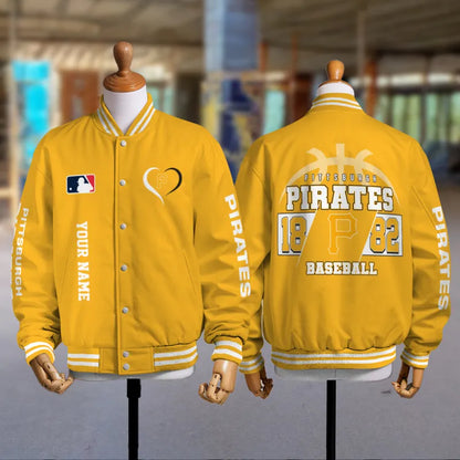 LIMITED EDITION - NEW CUSTOMIZED MLB29 PHP PITTSBURGH PIRATES UNISEX T-SHIRT, POLO, HOODIE & JACKETS