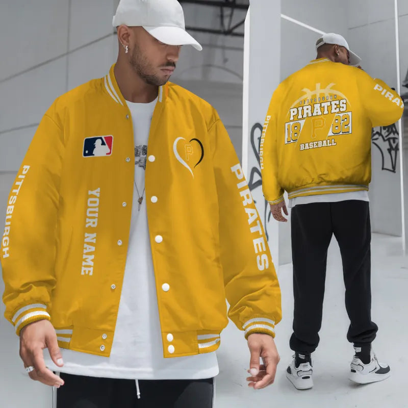 LIMITED EDITION - NEW CUSTOMIZED MLB29 PHP PITTSBURGH PIRATES UNISEX T-SHIRT, POLO, HOODIE & JACKETS