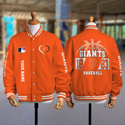 LIMITED EDITION - NEW CUSTOMIZED MLB06 SFG SAN FRANCISCO GIANTS UNISEX T-SHIRT, POLO, HOODIE & JACKETS