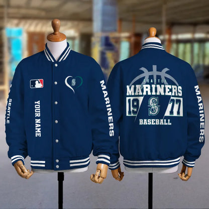 LIMITED EDITION - NEW CUSTOMIZED MLB14 SMS SEATTLE MARINERS UNISEX T-SHIRT, POLO, HOODIE & JACKETS