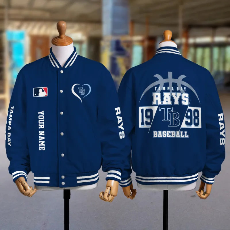 LIMITED EDITION - NEW CUSTOMIZED MLB21 TBR TAMPA BAY RAYS UNISEX T-SHIRT, POLO, HOODIE & JACKETS