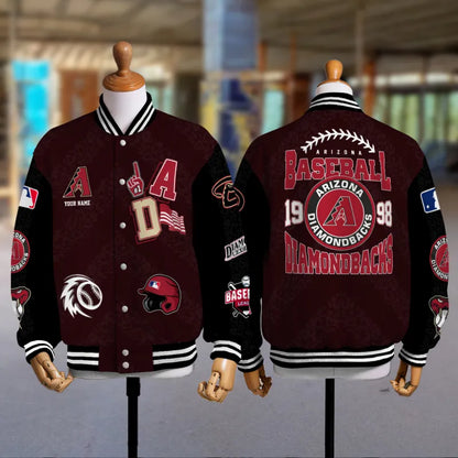 LIMITED EDITION - NEW CUSTOMIZED MLB07 ADS ARIZONA DIAMONDBACKS UNISEX T-SHIRT, POLO, HOODIE & JACKETS