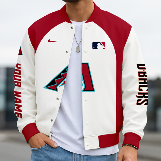 LIMITED EDITION - NEW CUSTOMIZED MLB07 ADS ARIZONA DIAMONDBACKS BASEBALL JACKET