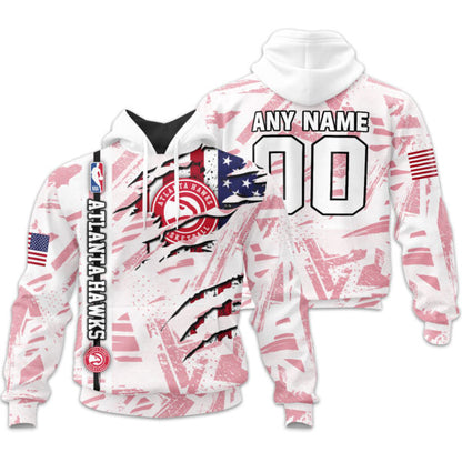 LIMITED EDITION - NEW CUSTOMIZED NBA17 AH ATLANTA HAWKS UNISEX T-SHIRT, POLO, HOODIE & JACKETS