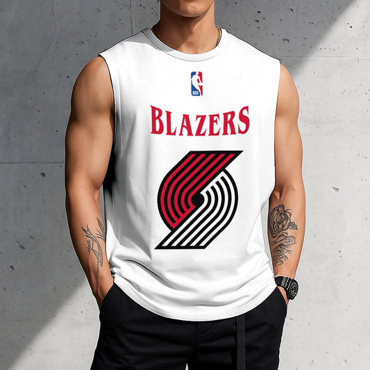 LIMITED EDITION - NEW CUSTOMIZED NBA22 PT PORTLAND TRAIL BLAZERS TANKTOP & GYM SHIRT