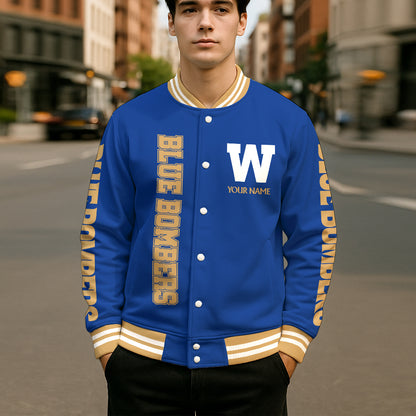 CFL 2025 Personalized Baseball Jacket
