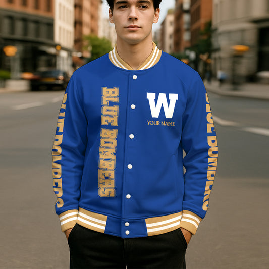 CFL 2025 Personalized Baseball Jacket
