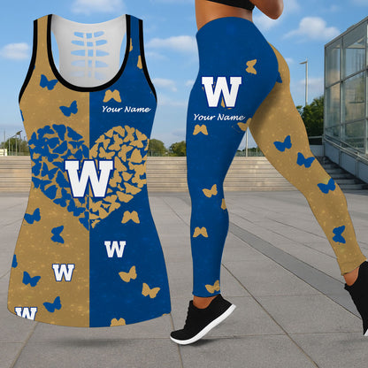New CFL Customized Leggings & Hollow Tank Top Set
