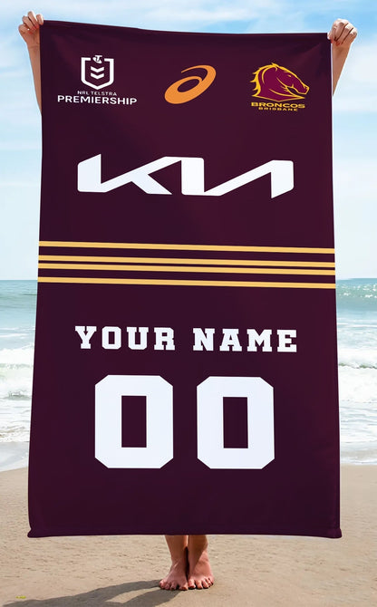 LIMITED EDITION - NEW 01 BBC PERSONALIZED BEACH TOWEL GIFT FOR FANS