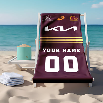 LIMITED EDITION - NEW 01 BBC PERSONALIZED BEACH TOWEL GIFT FOR FANS