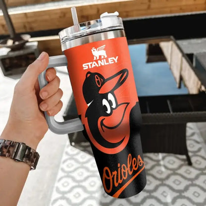 LIMITED EDITION - NEW CUSTOMIZED MLB25 BOS BALTIMORE ORIOLES 40oz TUMBLER