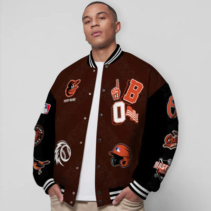 LIMITED EDITION - NEW CUSTOMIZED MLB25 BOS BALTIMORE ORIOLES UNISEX T-SHIRT, POLO, HOODIE & JACKETS