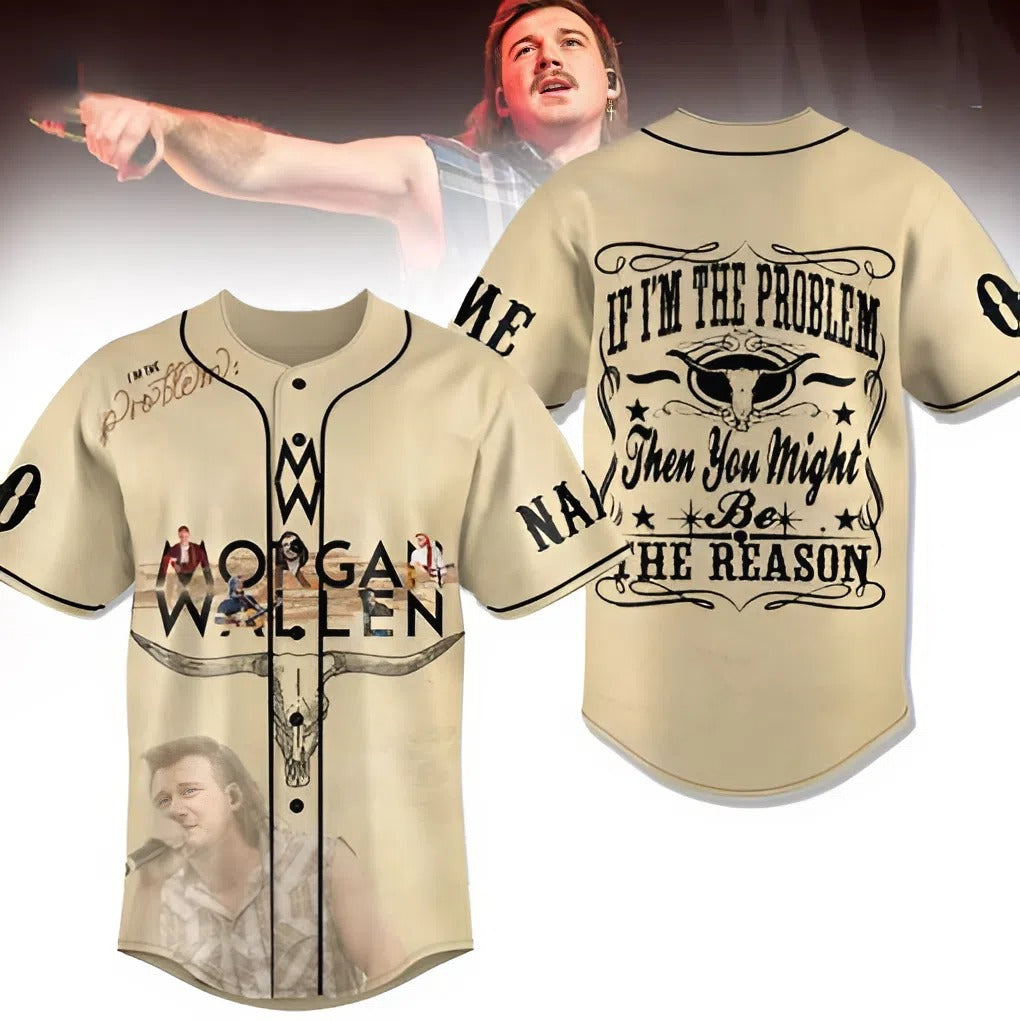 Morgan Wallen Baseball Jersey