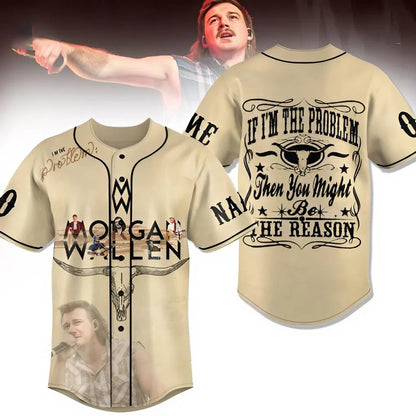 Morgan Wallen Baseball Jersey