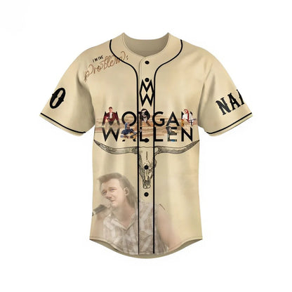 Morgan Wallen Baseball Jersey