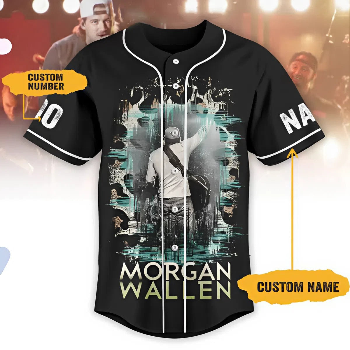 Morgan Wallen Baseball Jersey