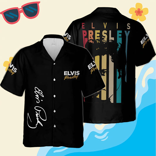 New Premium Elvis Presley  Unisex Hawaiian Shirt - EVPLCAO44