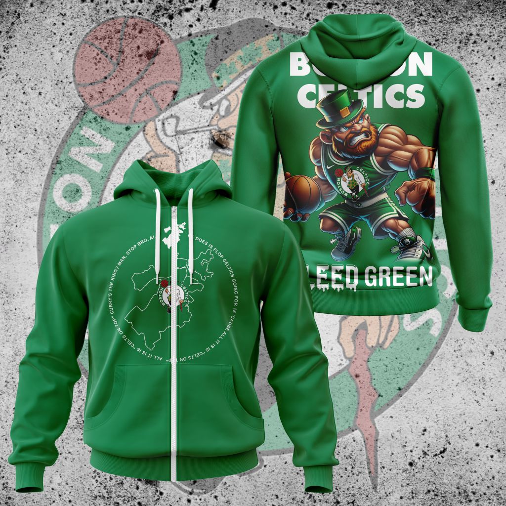 LIMITED EDITION - NEW CUSTOMIZED NBA03 BC BOSTON CELTICS UNISEX T-SHIRT, POLO, HOODIE & JACKETS