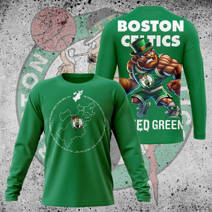 LIMITED EDITION - NEW CUSTOMIZED NBA03 BC BOSTON CELTICS UNISEX T-SHIRT, POLO, HOODIE & JACKETS