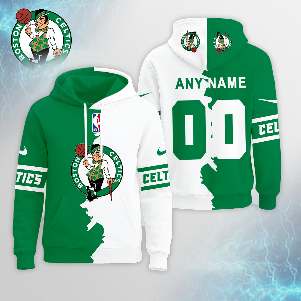 LIMITED EDITION - NEW CUSTOMIZED NBA03 BC BOSTON CELTICS UNISEX T-SHIRT, POLO, HOODIE & JACKETS