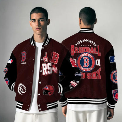 LIMITED EDITION - NEW CUSTOMIZED MLB03 BRS BOSTON RED SOX UNISEX T-SHIRT, POLO, HOODIE & JACKETS