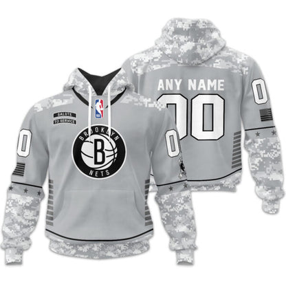 LIMITED EDITION - NEW CUSTOMIZED NBA25 BN BROOKLYN NETS UNISEX T-SHIRT, POLO, HOODIE & JACKETS