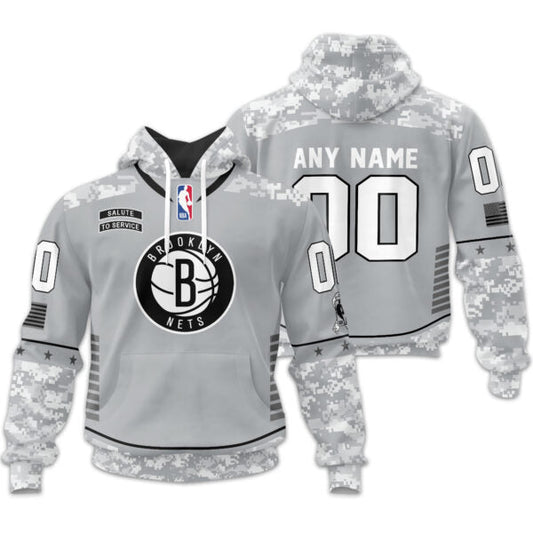 LIMITED EDITION - NEW CUSTOMIZED NBA25 BN BROOKLYN NETS UNISEX T-SHIRT, POLO, HOODIE & JACKETS