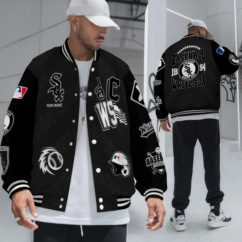 LIMITED EDITION - NEW CUSTOMIZED MLB26 CWS CHICAGO WHITE SOX UNISEX T-SHIRT, POLO, HOODIE & JACKETS