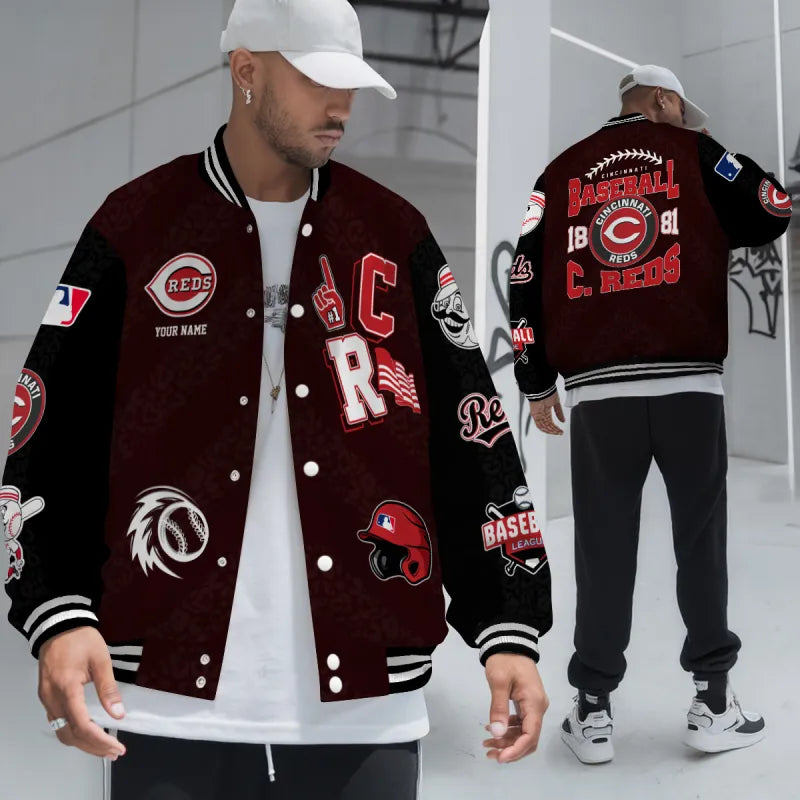 LIMITED EDITION - NEW CUSTOMIZED MLB05 CRS CINCINNATI REDS UNISEX T-SHIRT, POLO, HOODIE & JACKETS