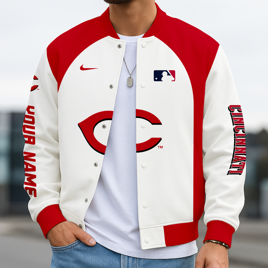 LIMITED EDITION - NEW CUSTOMIZED MLB05 CRS CINCINNATI REDS BASEBALL JACKET