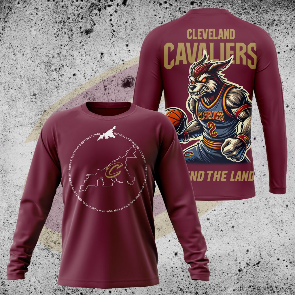 LIMITED EDITION - NEW CUSTOMIZED NBA02 CC CLEVELAND CAVALIERS UNISEX T-SHIRT, POLO, HOODIE & JACKETS