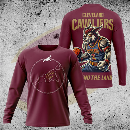 LIMITED EDITION - NEW CUSTOMIZED NBA02 CC CLEVELAND CAVALIERS UNISEX T-SHIRT, POLO, HOODIE & JACKETS