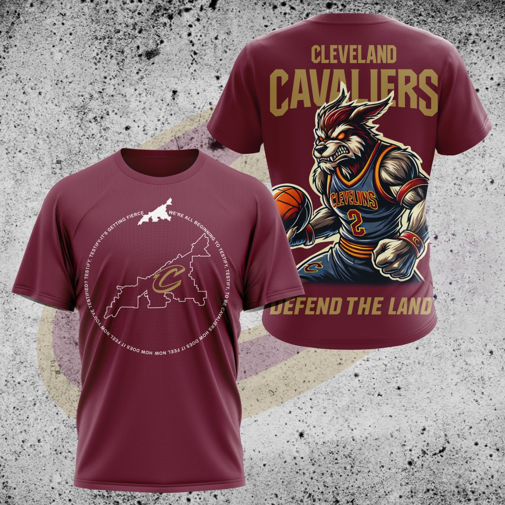 LIMITED EDITION - NEW CUSTOMIZED NBA02 CC CLEVELAND CAVALIERS UNISEX T-SHIRT, POLO, HOODIE & JACKETS